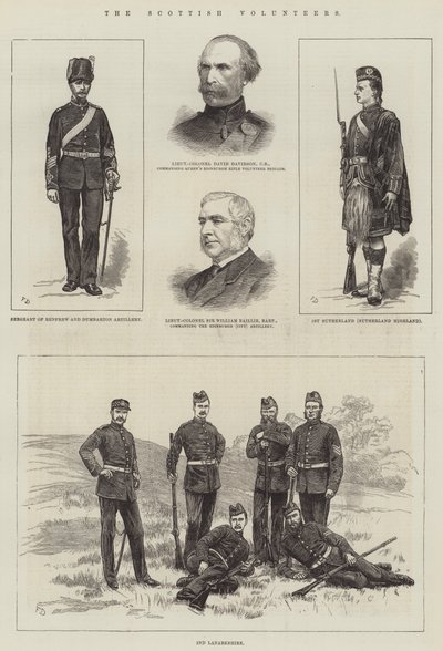 The Scottish Volunteers by Frank Dadd